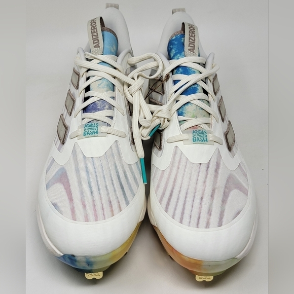 Adidas Adizero Purehustle 3 Elite IG9603 Women's Size 13 White Summer Bash New - Picture 6 of 12